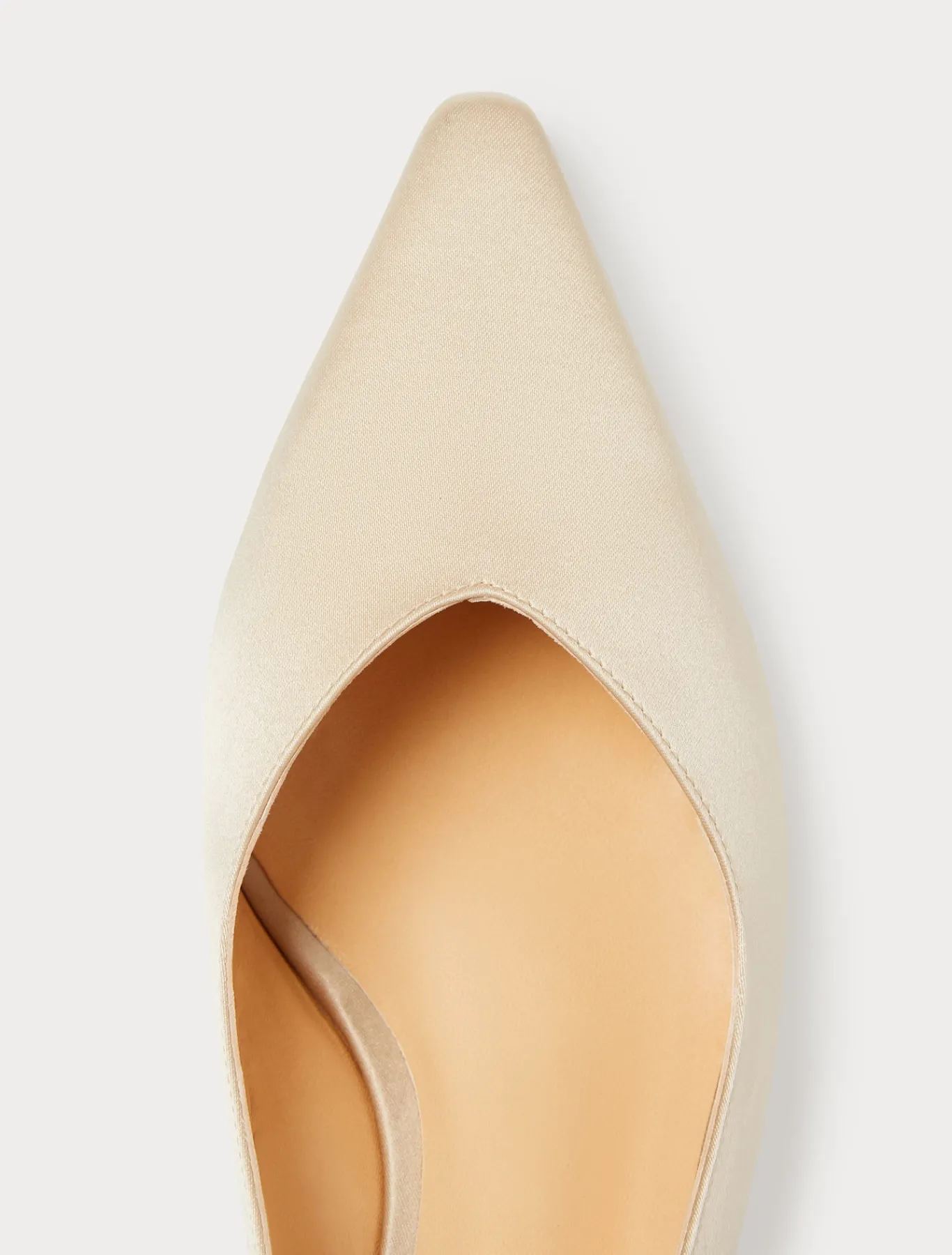 Marina Rinaldi Escarpins sling back en satin BEIGE Best