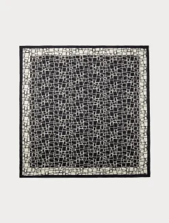 Marina Rinaldi Foulard en soie NOIR Clearance