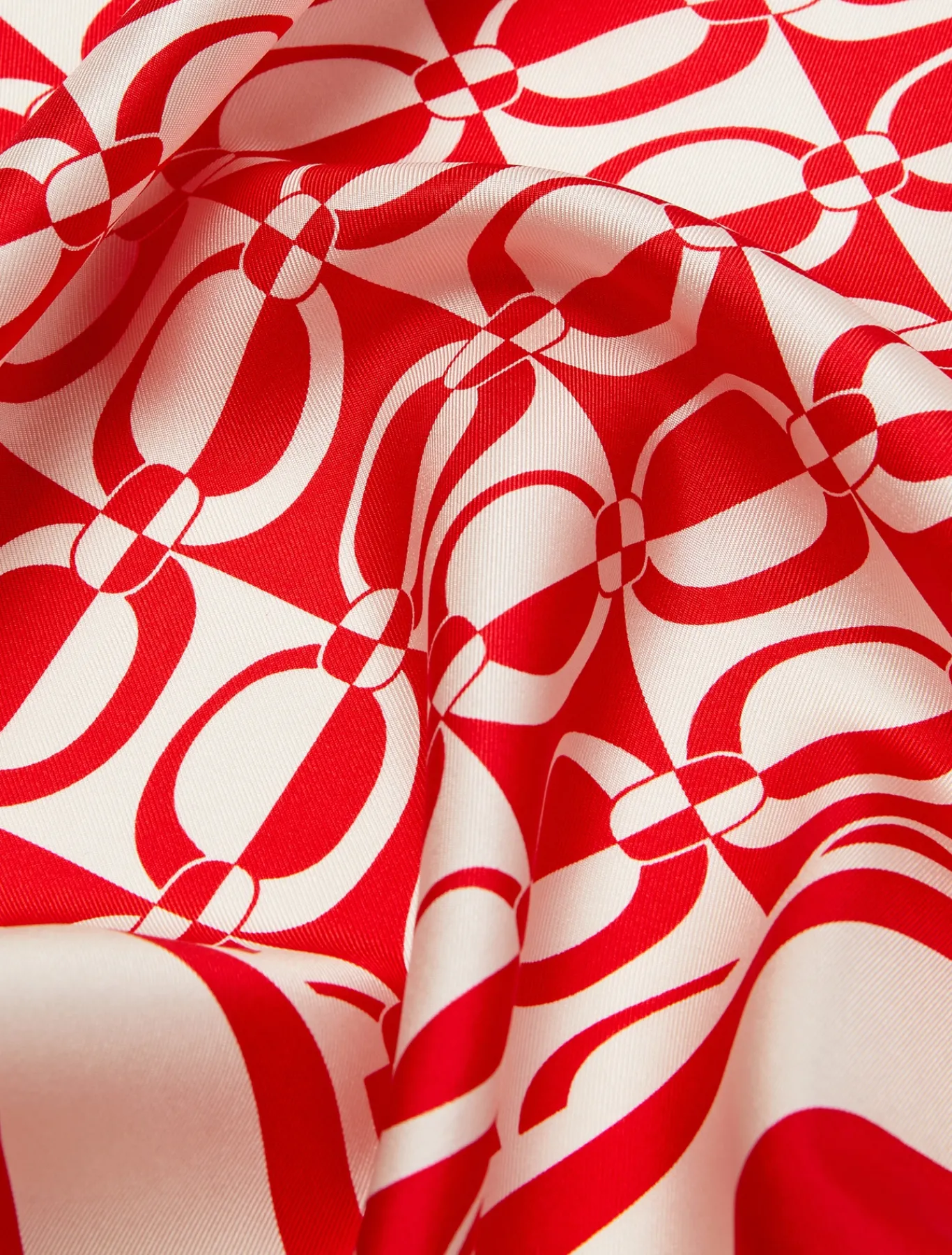 Marina Rinaldi Foulard en soie ROUGE New