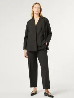 Marina Rinaldi Gilet en gabardine de laine NOIR Sale