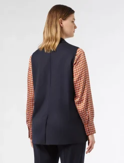 Marina Rinaldi Gilet en sergé BLEUNUIT Online