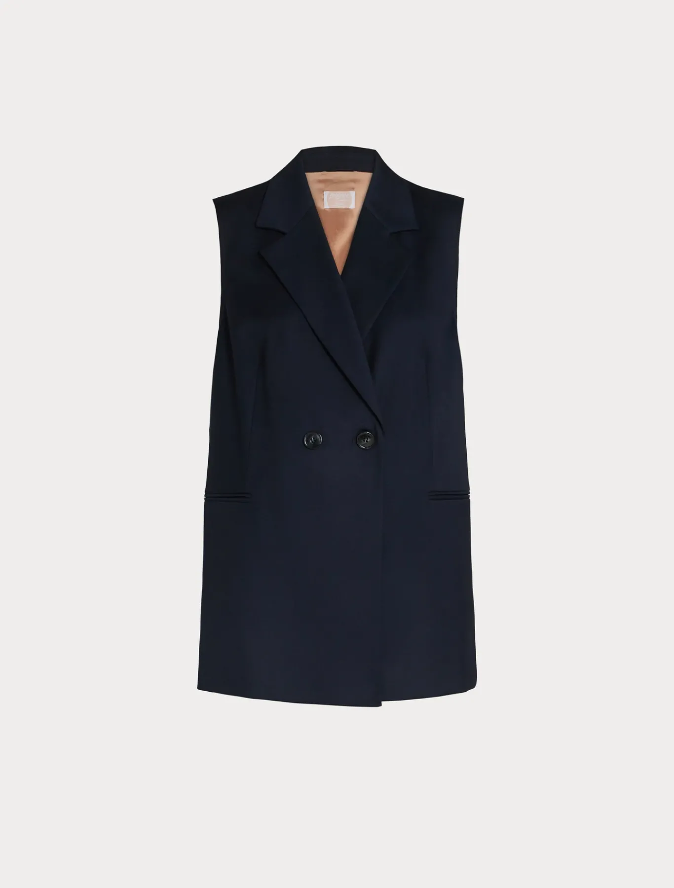 Marina Rinaldi Gilet en sergé BLEUNUIT Online