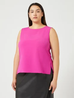 Marina Rinaldi Haut en cady triacétate FUCHSIA Fashion