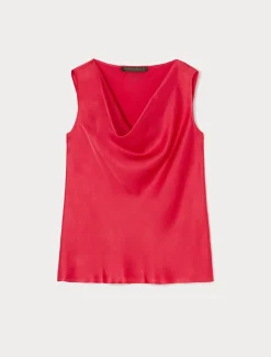 Marina Rinaldi Haut en crêpe envers satin FUCHSIA Best