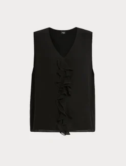 Marina Rinaldi Haut en georgette NOIR Fashion