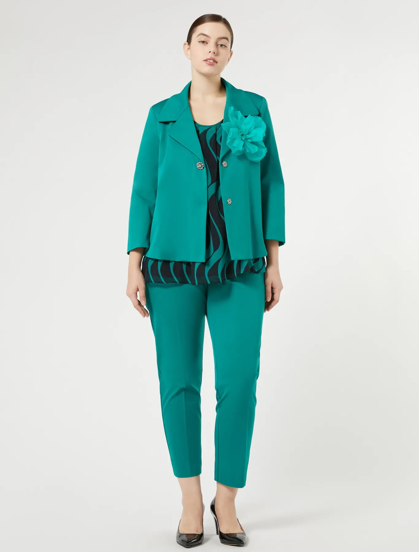Marina Rinaldi Haut en georgette BLEUMARINE Online