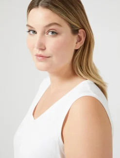 Marina Rinaldi Haut en jersey BLANCNEUTRE New