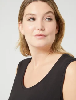 Marina Rinaldi Haut en jersey NOIR Sale