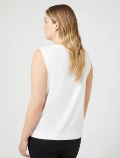 Marina Rinaldi Haut en jersey BLANCNEUTRE New
