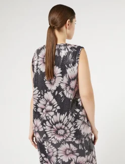 Marina Rinaldi Haut en paillettes et satin BLEUNUIT Clearance
