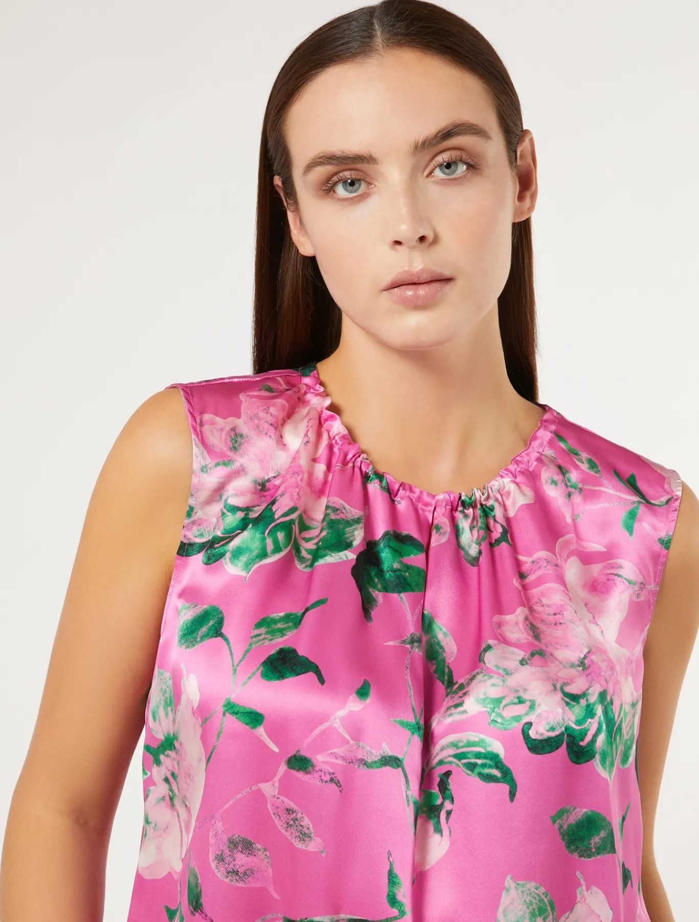 Marina Rinaldi Haut en satin ROSE Fashion