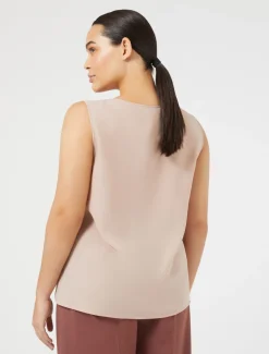 Marina Rinaldi Haut en tissu fluide ROSE New