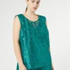 Marina Rinaldi Haut en tulle brodé JADE Sale