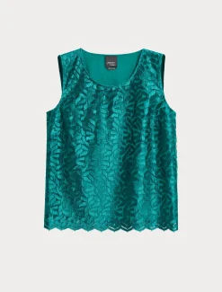 Marina Rinaldi Haut en tulle brodé JADE Sale