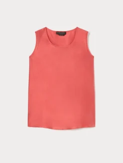 Marina Rinaldi Haut léger en shantung ROUGE Outlet