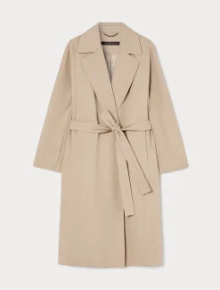Marina Rinaldi Imperméable en gabardine de coton NOISETTE New