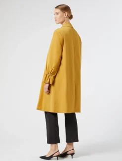Marina Rinaldi Imperméable en micro sergé déperlant MOUTARDE Discount