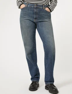 Marina Rinaldi Jean coupe classique en denim stretch BLEU Fashion