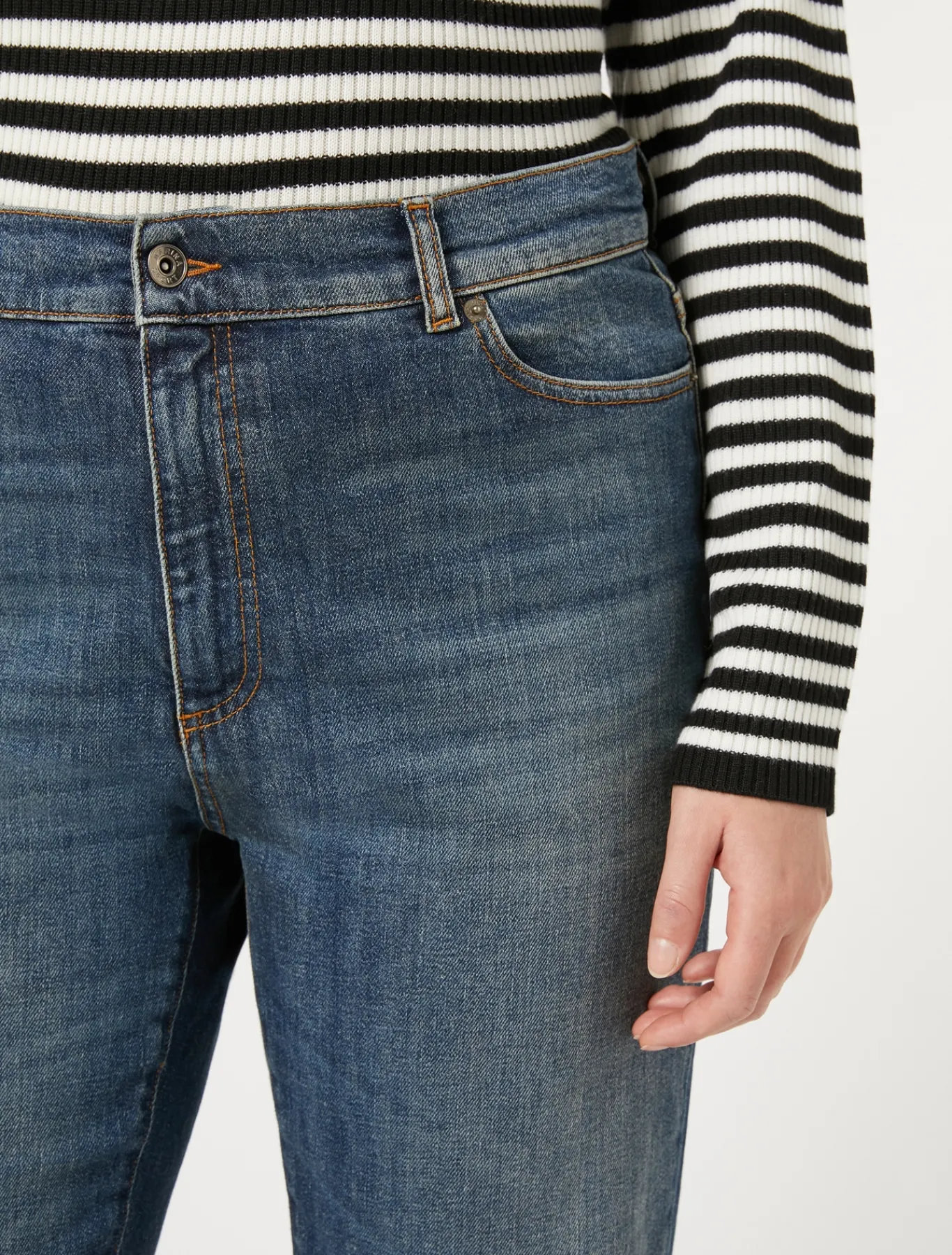 Marina Rinaldi Jean coupe classique en denim stretch BLEU Fashion
