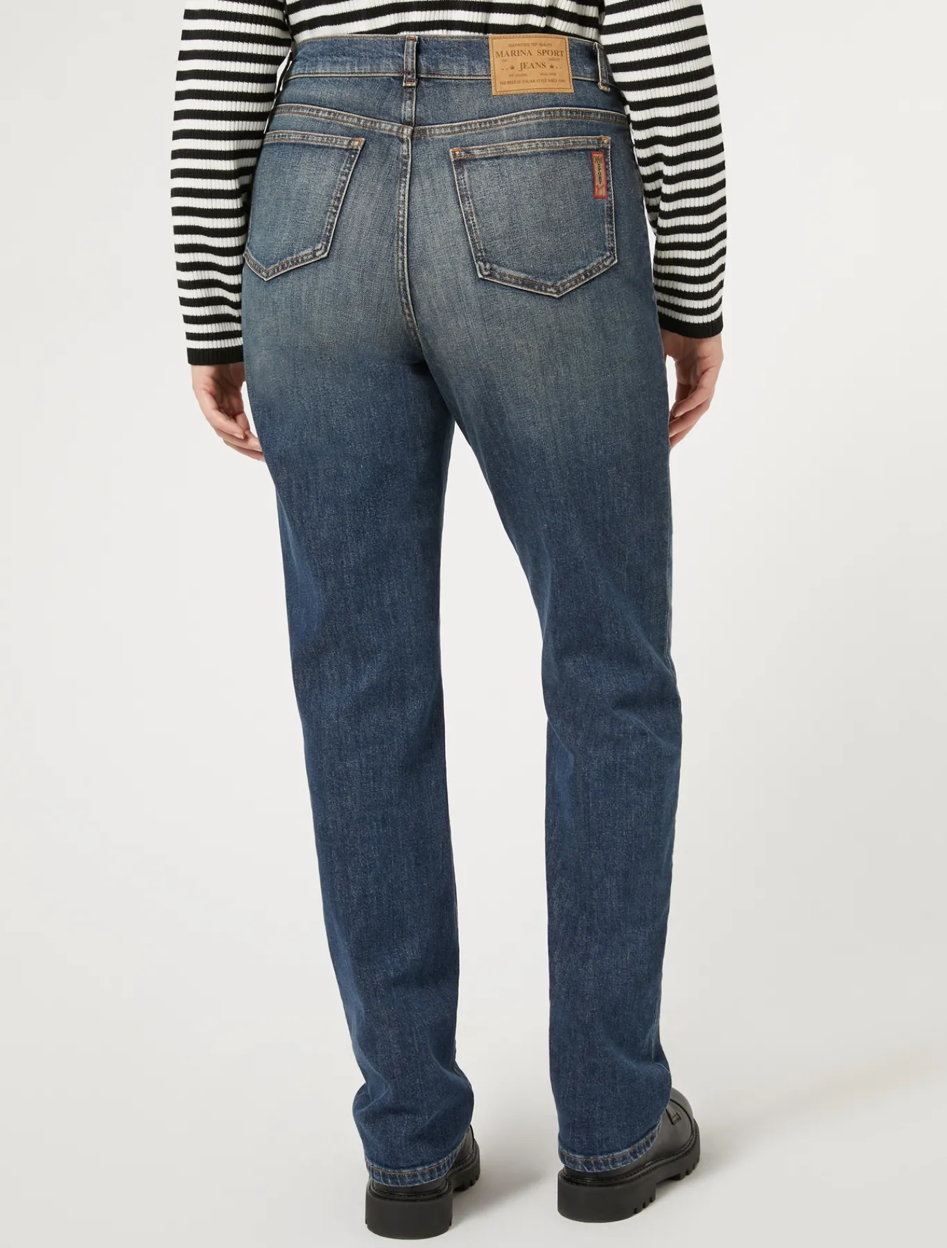 Marina Rinaldi Jean coupe classique en denim stretch BLEU Fashion