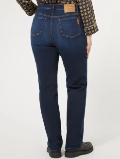 Marina Rinaldi Jean coupe classique en denim indigo BLEU Discount