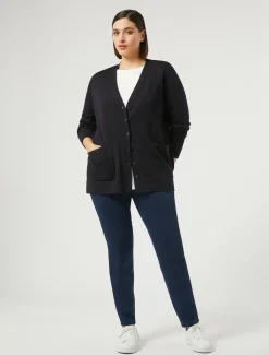 Marina Rinaldi Jean coupe legging en jersey denim BLEUNUIT Clearance