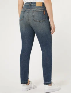 Marina Rinaldi Jean coupe slim en denim BLEU Fashion