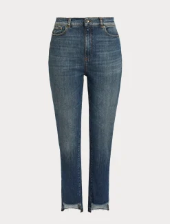 Marina Rinaldi Jean coupe slim en denim BLEU Fashion