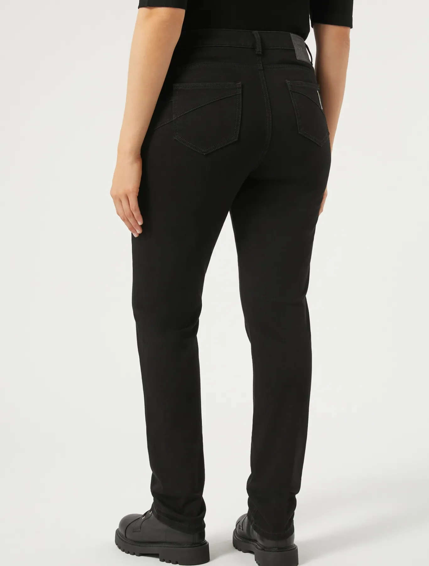 Marina Rinaldi Jean coupe Wonder en denim compact NOIR New