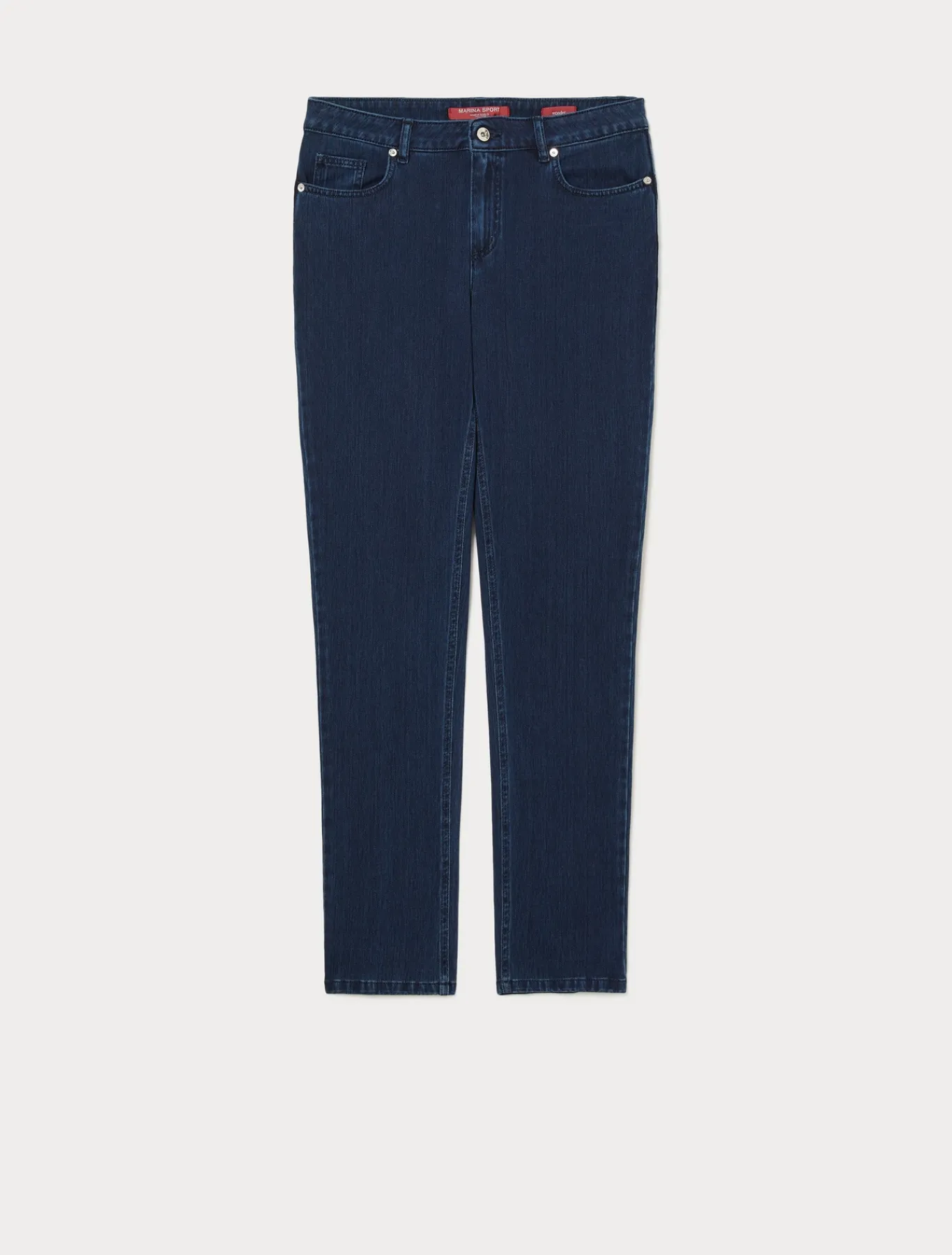 Marina Rinaldi Jean coupe Wonder en denim compact BLEUNUIT New