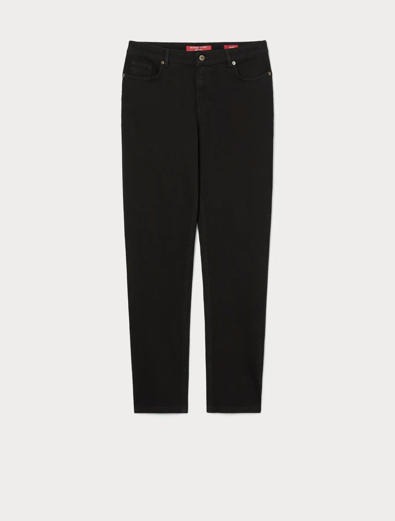 Marina Rinaldi Jean coupe Wonder en denim compact NOIR New