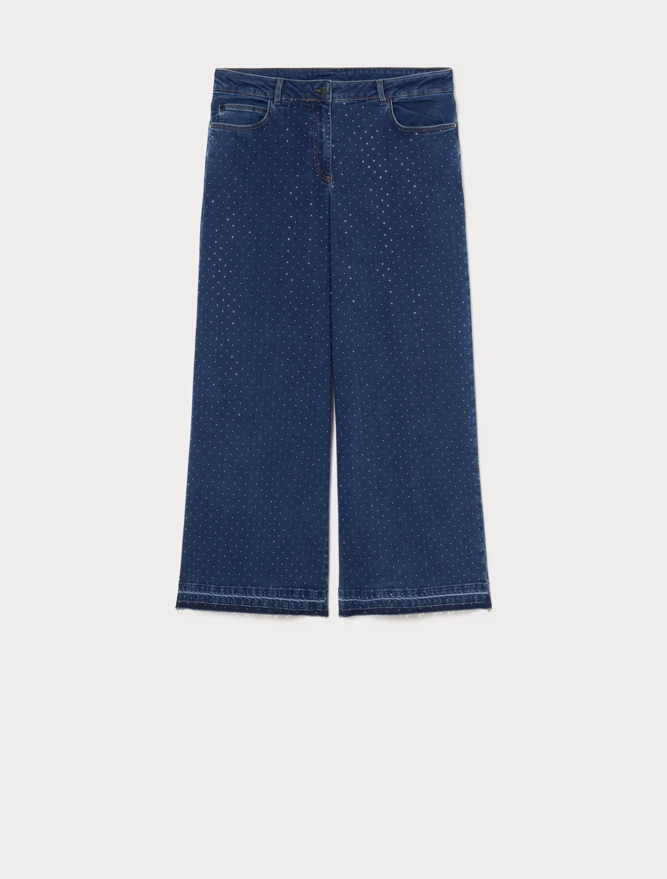 Marina Rinaldi Jean en denim avec strass BLEUMARINE Clearance