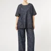 Marina Rinaldi Jean en denim découpé au laser BLEU Clearance