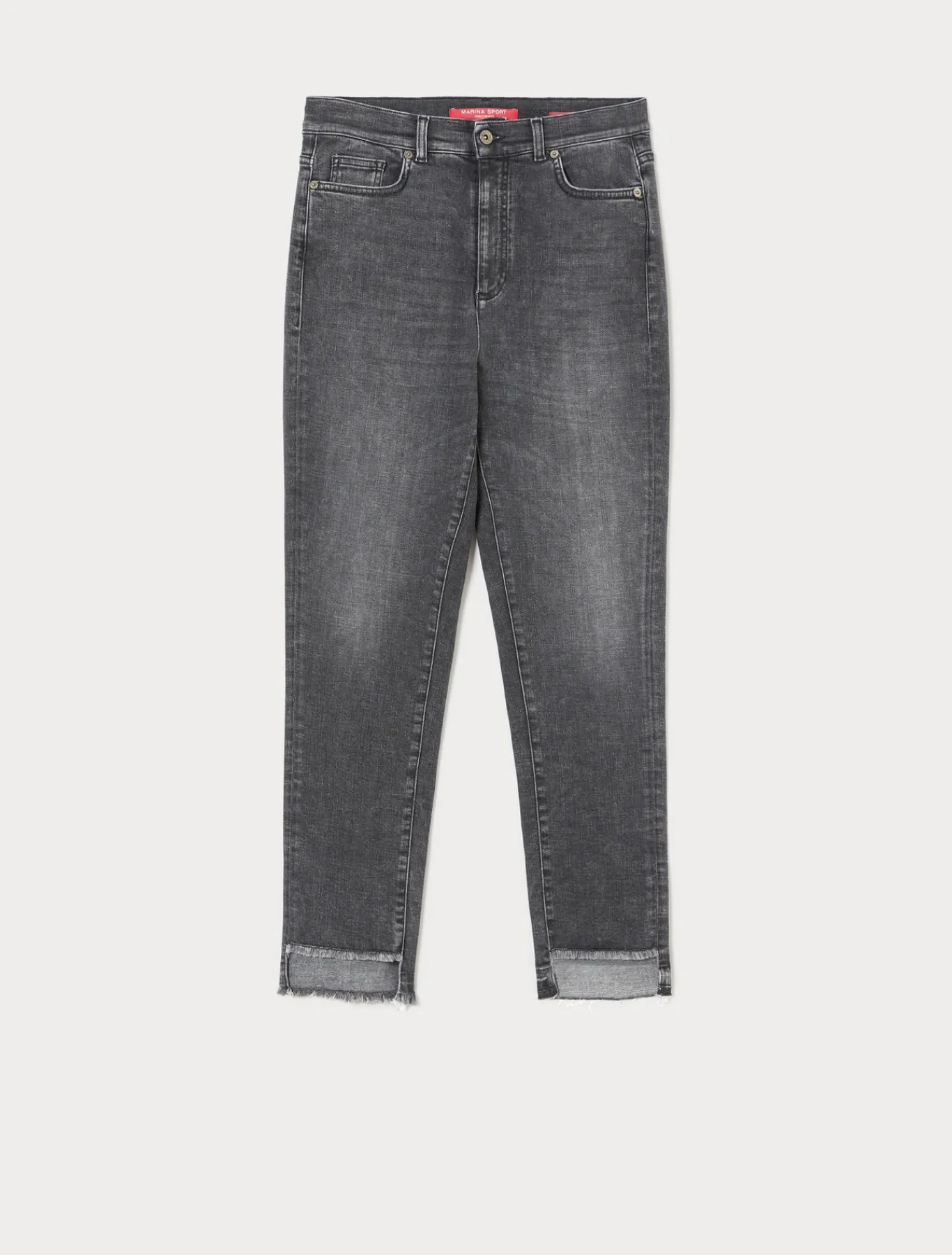 Marina Rinaldi Jean en denim de coton NOIR Discount
