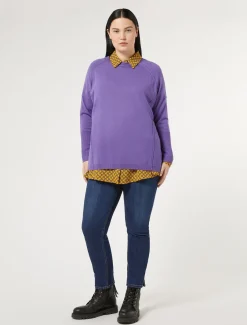 Marina Rinaldi Jean en denim sergé BLEUMARINE Online