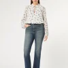 Marina Rinaldi Jean évasé en denim stretch BLEU Fashion