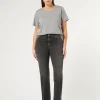 Marina Rinaldi Jean évasé en denim stretch NOIR Clearance