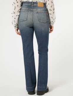 Marina Rinaldi Jean évasé en denim stretch BLEU Fashion