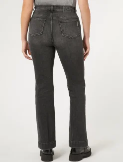 Marina Rinaldi Jean évasé en denim stretch NOIR Clearance