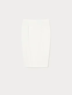 Marina Rinaldi Jupe crayon en cady BLANC Fashion