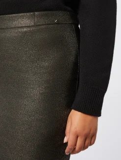 Marina Rinaldi Jupe en bengaline stretch ORNOIR Discount