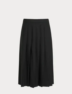 Marina Rinaldi Jupe en gabardine de laine NOIR Sale