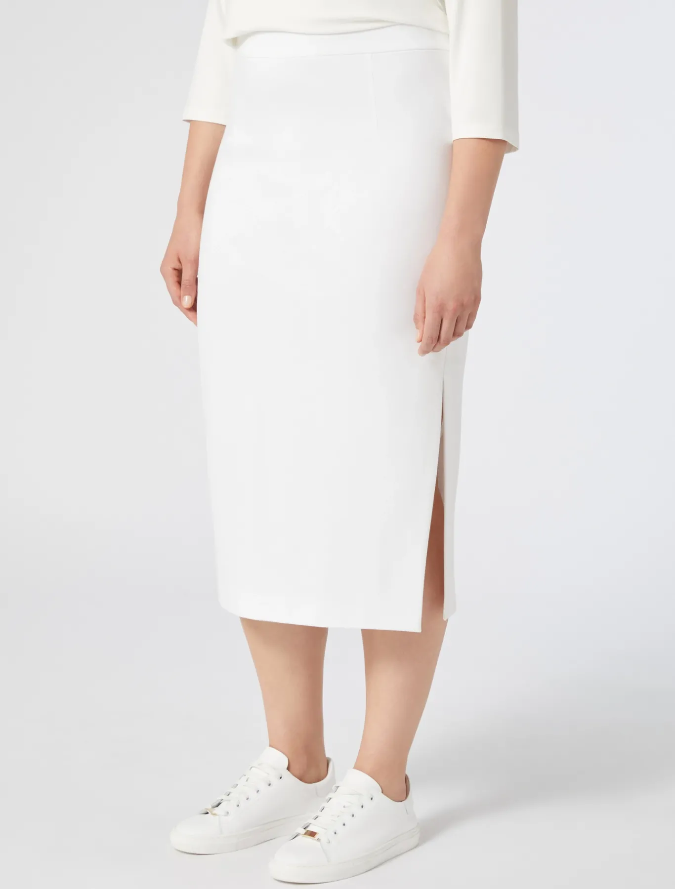 Marina Rinaldi Jupe en jersey BLANC Clearance