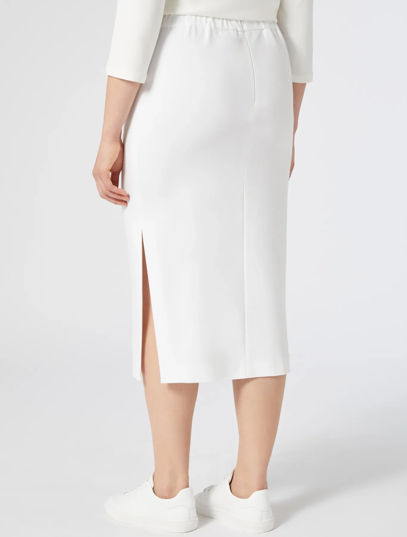 Marina Rinaldi Jupe en jersey BLANC Clearance
