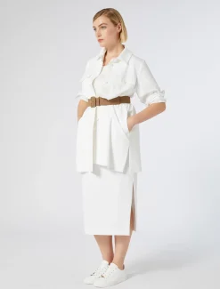 Marina Rinaldi Jupe en jersey BLANC Clearance