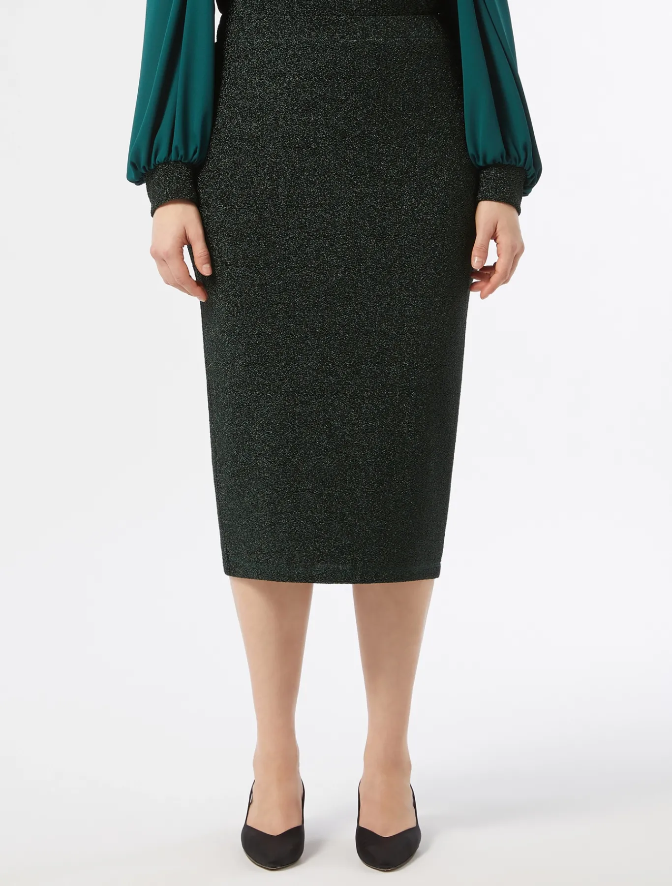 Marina Rinaldi Jupe en jersey stretch VERTFONCE' New