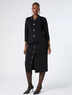 Marina Rinaldi Jupe en maille NOIR New