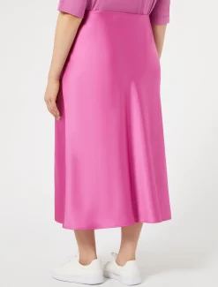 Marina Rinaldi Jupe en satin fluide VIEUXROSE Clearance