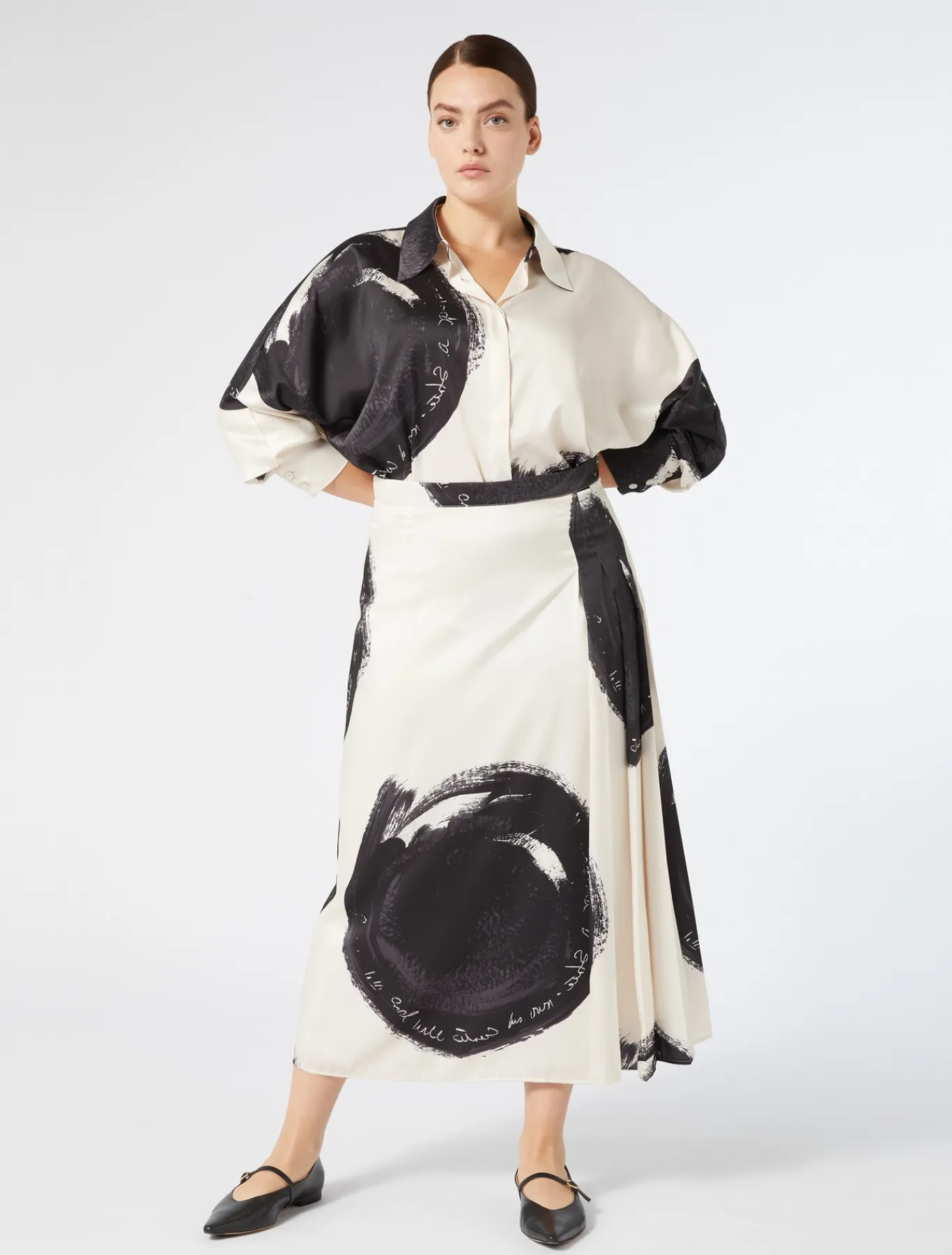 Marina Rinaldi Jupe en sergé IVOIRE Fashion
