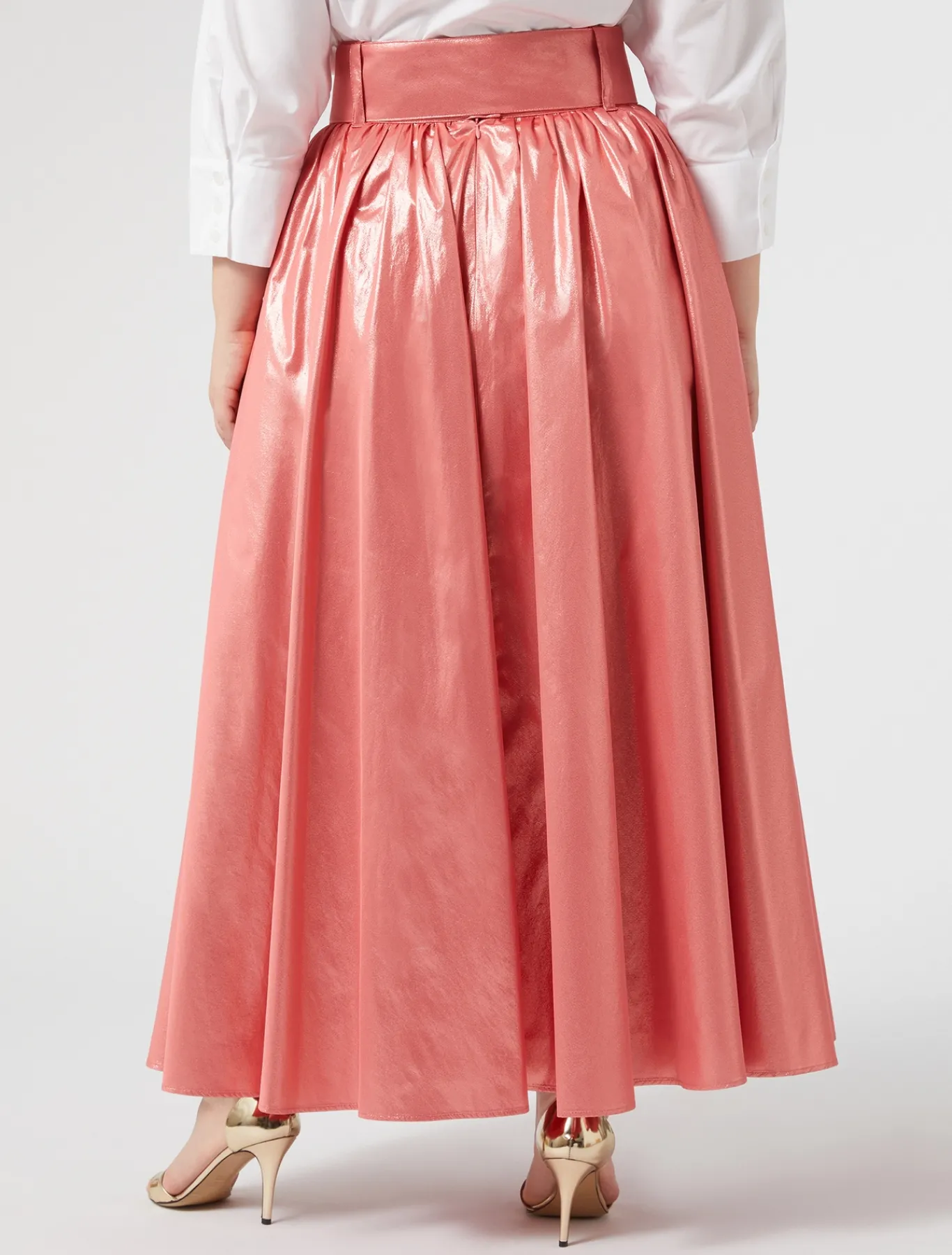 Marina Rinaldi Jupe en taffetas lurex ROSEORPERLE' Fashion